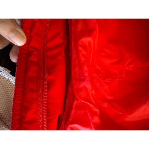 Vintage Eddie Bauer Gore-Tex Jacket Men's XL Red Waterproof Shell Parka - Picture 8 of 11